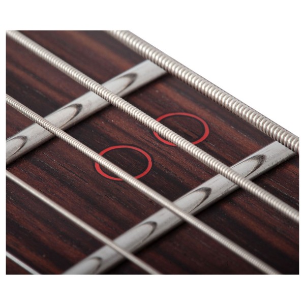 Schecter Sunset EverTune 7 String, Red Dawn - inlays 