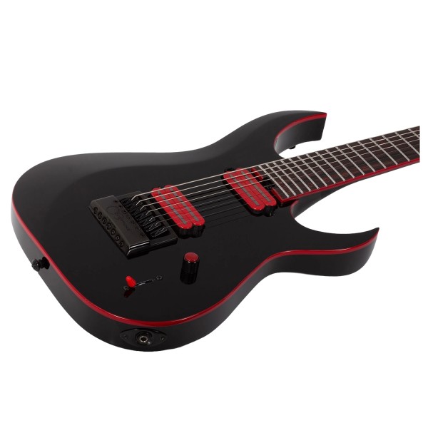 Schecter Sunset EverTune 7 String, Red Dawn - body and neck 
