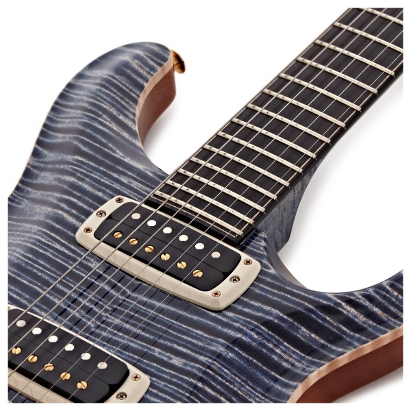 PRS Private Stock Custom 24-08, Faded Indigo #0384856 - upper frets