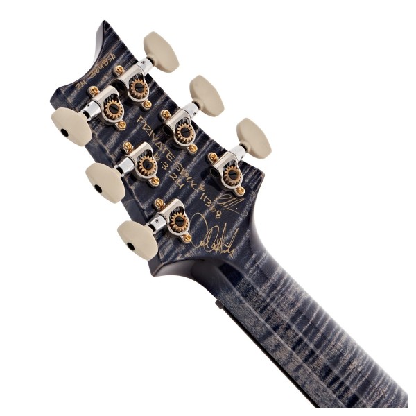 PRS Private Stock Custom 24-08, Faded Indigo #0384856 - back of headstock