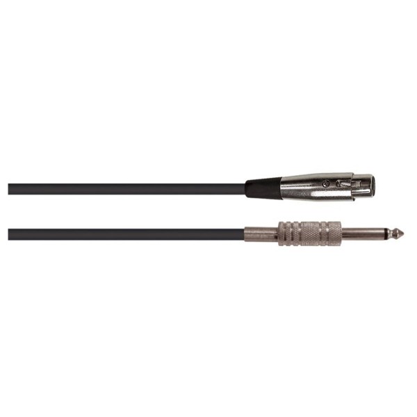 SoundLAB G113B XLR to Jack Microphone Lead, 6m