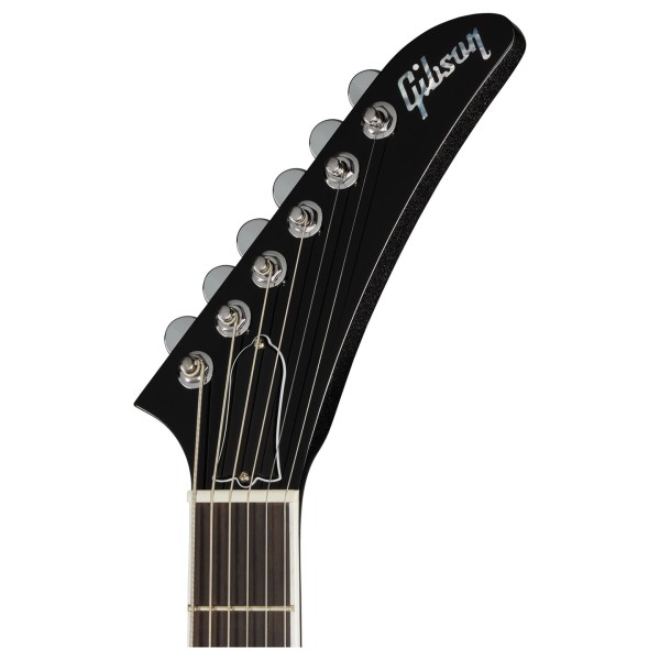 Gibson Victory Baritone, Graphite Metallic - headstock