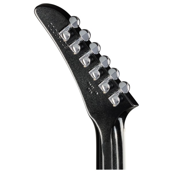 Gibson Victory Baritone, Graphite Metallic - back of headstock
