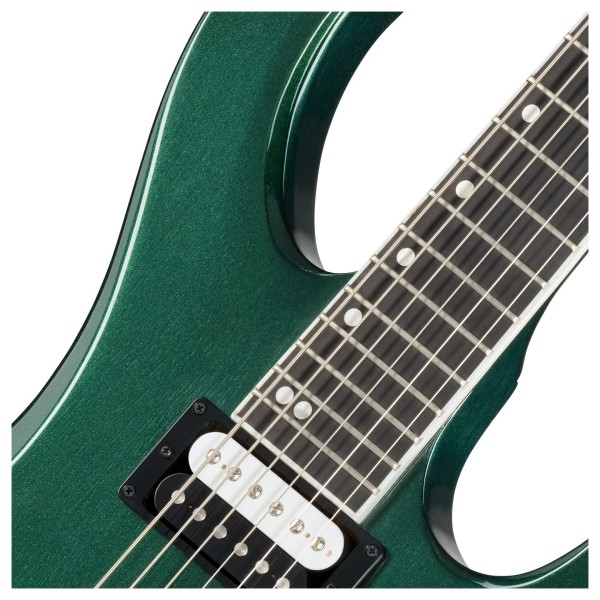 Gibson Victory Baritone, British Racing Green - upper frets