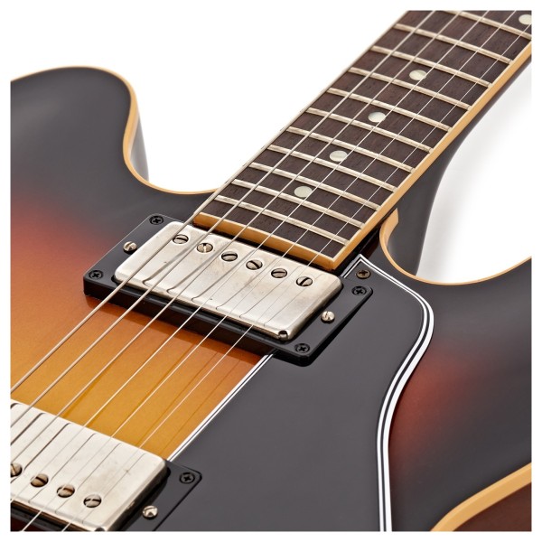 Gibson Custom 1961 ES-335 Reissue VOS, Vintage Burst #160378 - upper frets