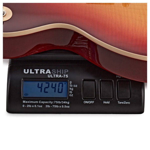 Gibson Les Paul Standard 50s Figured Top, Heritage Cherry Sunburst #214660047 - weight shot