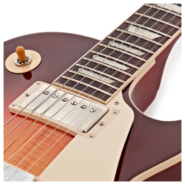 Gibson Les Paul Standard 50s Figured Top, Heritage Cherry Sunburst #214660047 - upper frets