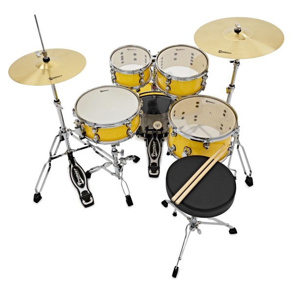 Premier Revolution 5pc Mini Drum Kit, Yellow