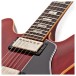 Gibson Custom 1964 ES-335 Reissue Ultra Light Aged, 60s Cherry #160275 - upper frets