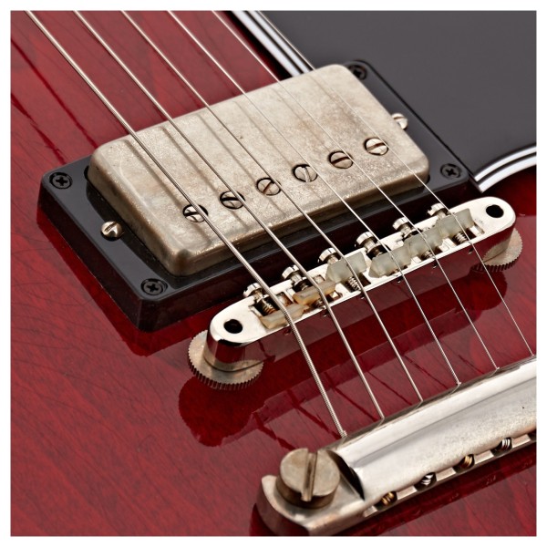 Gibson Custom 1964 ES-335 Reissue Ultra Light Aged, 60s Cherry #160275 - bridge and pickup