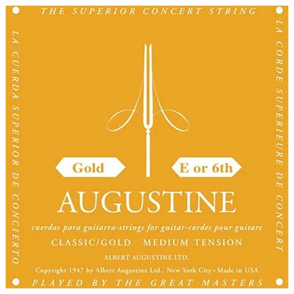 Augustine Gold Label E 6th Classical Guitar String