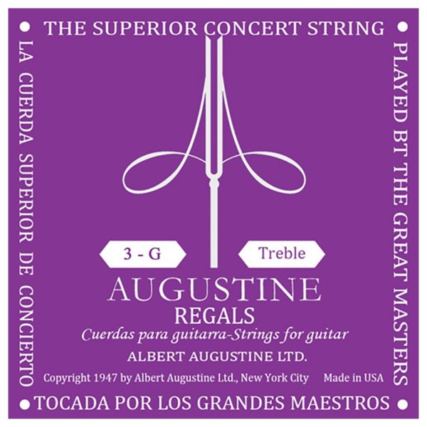 Augustine Regals G 3rd Classical Guitar String