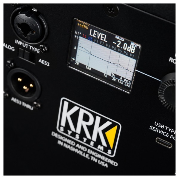 KRK V8 Series Five Studio Monitor - Rear Detail