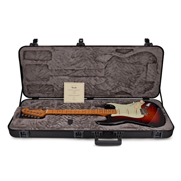 Fender Limited Edition American Pro II Stratocaster V MN, 3-Tone Sunburst - guitar in case