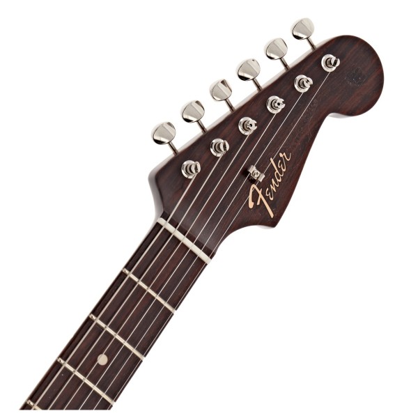 Fender Custom Shop Postmodern Strat RW NOS, Rosewood Neck, Aged Natural - headstock