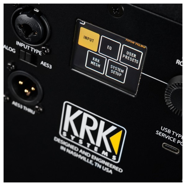 KRK V4 Series Five 4 Studio Monitors, Pair - Rear Detail 2