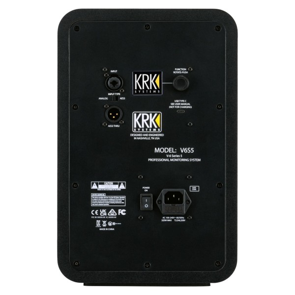 KRK Series Five Studio Monitor - Rear
