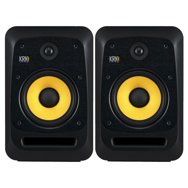KRK V8 Series Five Studio Monitors, Pair - Bundle