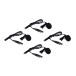 Citronic TU4 Quad PLL Mic Set 4 Bodypack - Lavalier Mics