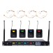 Citronic TU4 Quad PLL Mic Set 4 Bodypack - Receiver, Front 1
