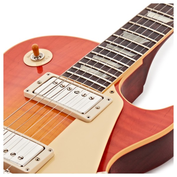 Gibson Custom 1960 Les Paul Standard Reissue VOS, Tangerine Burst #04555 - upper frets