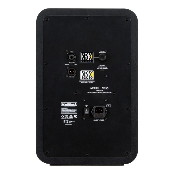 KRK V8 Series Five Studio Monitor - Rear