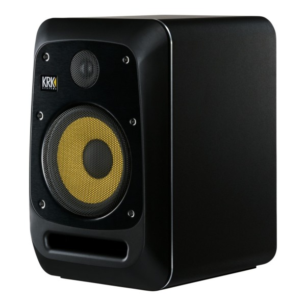 V8 Series 5 Studio Monitor - Angled with Grille