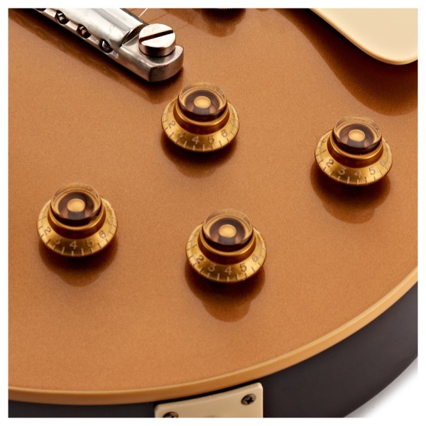 Gibson Custom 1957 Les Paul Goldtop Reissue VOS, Double Gold #76045 - controls