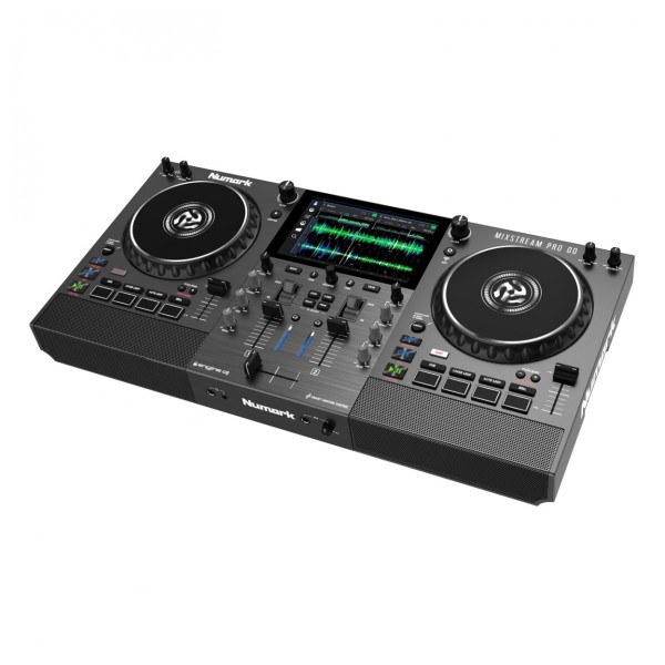 Mixstream Pro Go DJ Controller - Angled