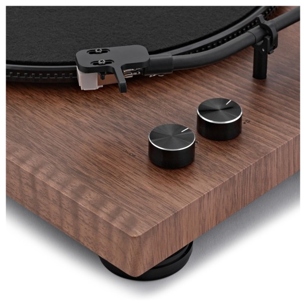 AVCOM Bluetooth Turntable System with Audio-Technica Stylus, Walnut