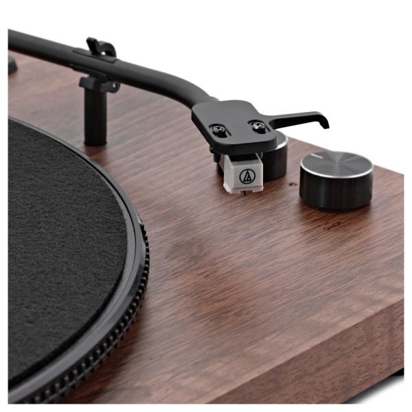 AVCOM Bluetooth Turntable System with Audio-Technica Stylus, Walnut