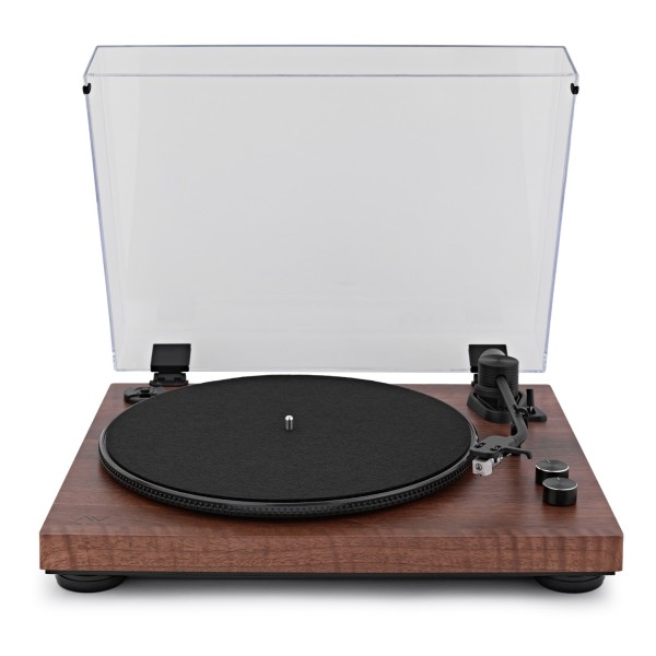 AVCOM Bluetooth Turntable System with Audio-Technica Stylus, Walnut