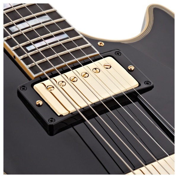 Gibson Custom 1968 Les Paul Custom Reissue, Ebony #603788 - neck pickup