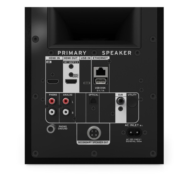 Klipsch The Fives II Speakers & Pro-Ject Debut Carbon EVO Turntable Hi-Fi Bundle, Black