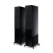 KEF R7 Meta Floorstanding Speakers (Pair), Black Gloss - grille 