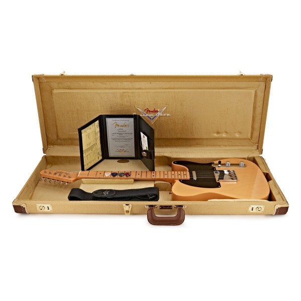 Fender Custom Shop 2026 Collection Time Machine Series '51 Telecaster LCC, Aged Nocaster Blonde - guitar in case