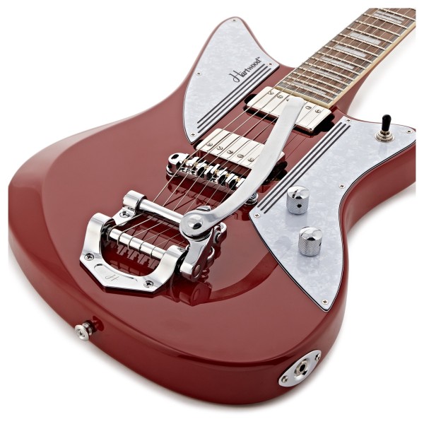 Hartwood Charger Vibrato Electric Guitar, Ketchup Red
