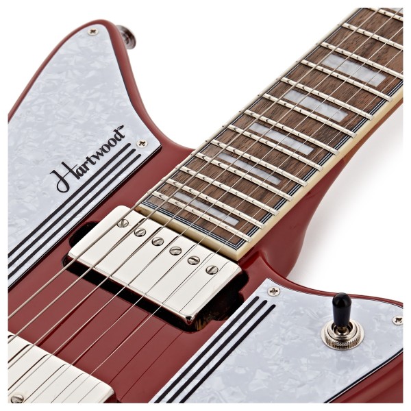 Hartwood Charger Vibrato Electric Guitar, Ketchup Red