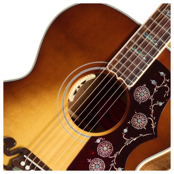 Gibson Custom SJ-200 Elegant Koa, Honey Burst - soundhole