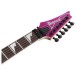 Ibanez RG565R Genesis, Purple Neon - headstock