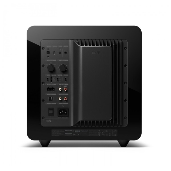KEF KC92 Subwoofer, Black rear 