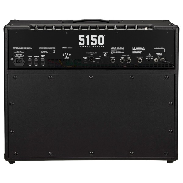 EVH 5150 Iconic 60W 212 Combo, Black back