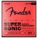 Fender SuperSonic 150R Guitar Strings, Pure Nickel, Ball End, Gauges .010-.046 (3-Pack)