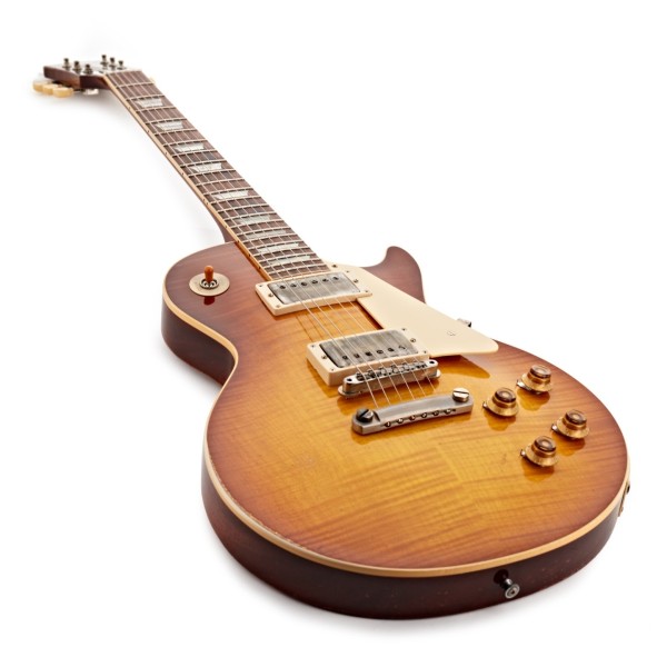 Gibson Custom 1959 Les Paul Standard Reissue Heavy Aged, Slow Iced Tea Fade #941345 - angled shot