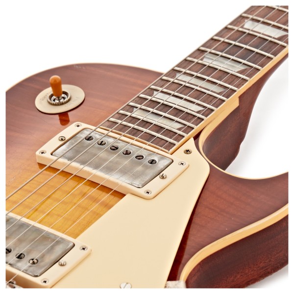 Gibson Custom 1959 Les Paul Standard Reissue Heavy Aged, Slow Iced Tea Fade #941345 - upper frets