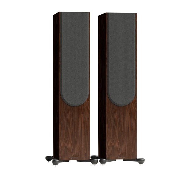 Monitor Audio Silver 500 8G Floorstanding Speakers (Pair), European Walnut - grile 