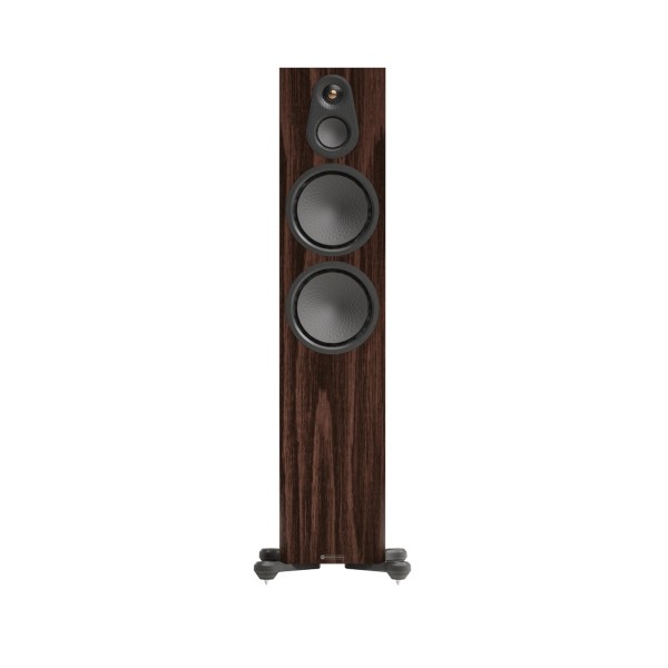 Monitor Audio Silver 500 8G Floorstanding Speakers (Pair), European Walnut - front single