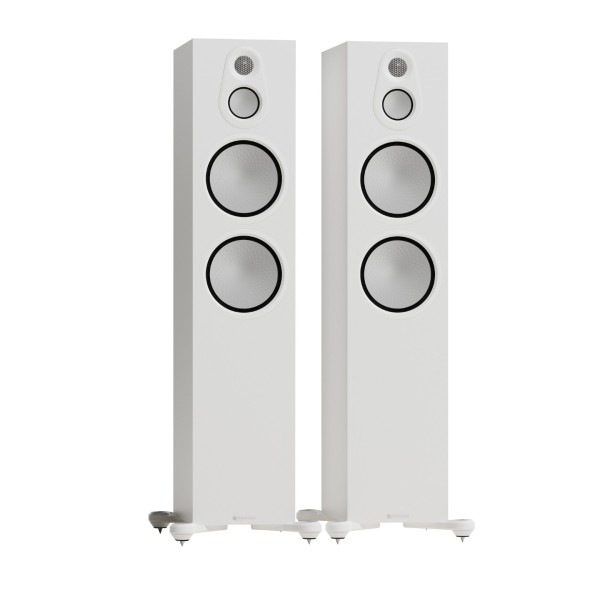 Monitor Audio Silver 500 8G Floorstanding Speakers (Pair), Satin White - main 