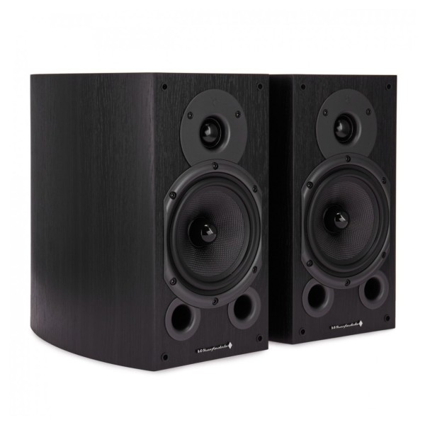 Pro-Ject Debut Carbon EVO, Denon PMA-600NE & Wharfedale Diamond 9.1 Hi-Fi Package, Black