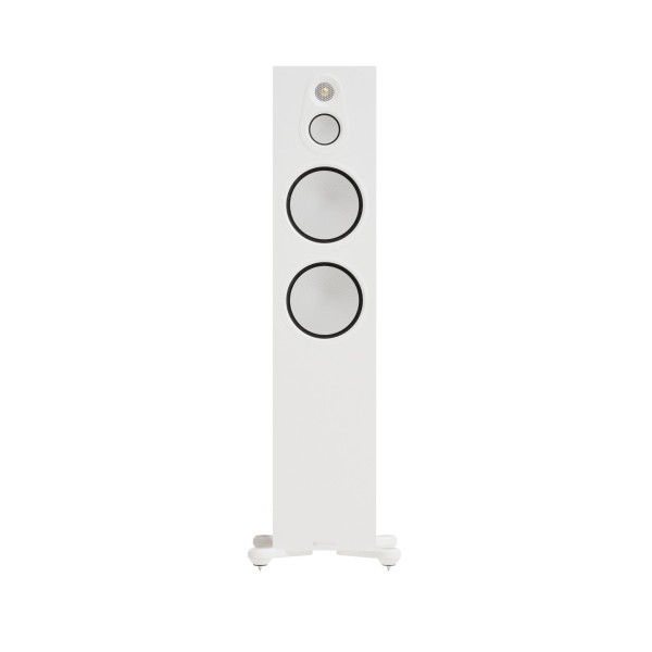 Monitor Audio Silver 500 8G Floorstanding Speakers (Pair), Satin White - front 